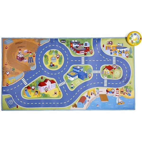Chicco Toy Mini Turbo Touch 110x60cm Electronic City Playmat Baby/Toddler Mat