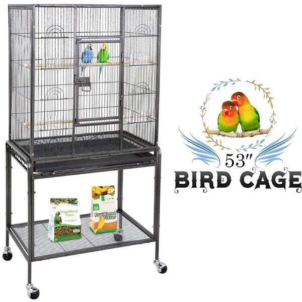 Bird Cage Parrot Aviary Perch Carrier