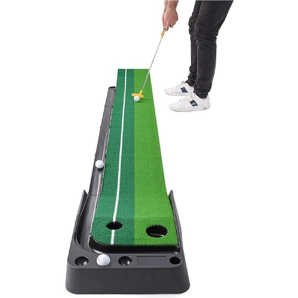 Golf Putting Mat Practice Putter Indoor Outdoor Training Exerciser