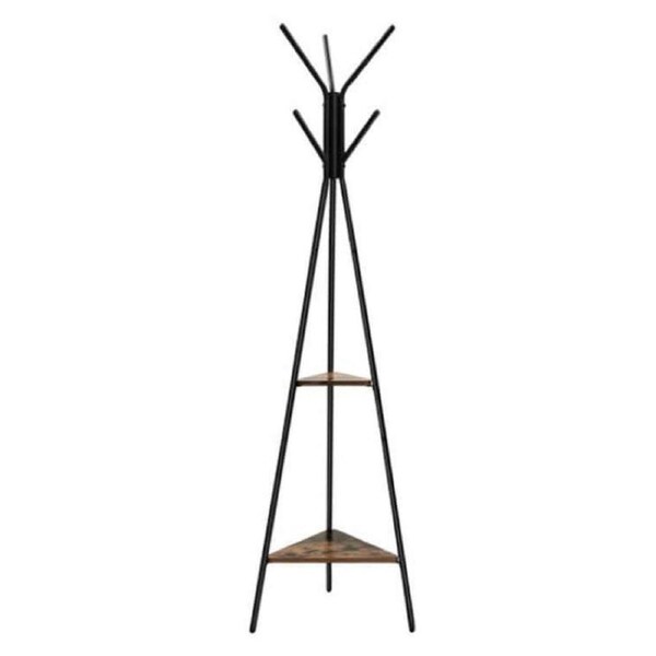 VASAGLE Coat Rack Stand 2 Shelves