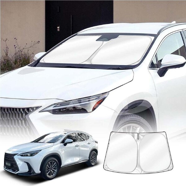 WindScreen Sun Shade for Lexus NX NX250 NX350 NX350h NX450h 2022-Onwards Blocks UV Rays Foldable Wind Screen Sun Visor Protector