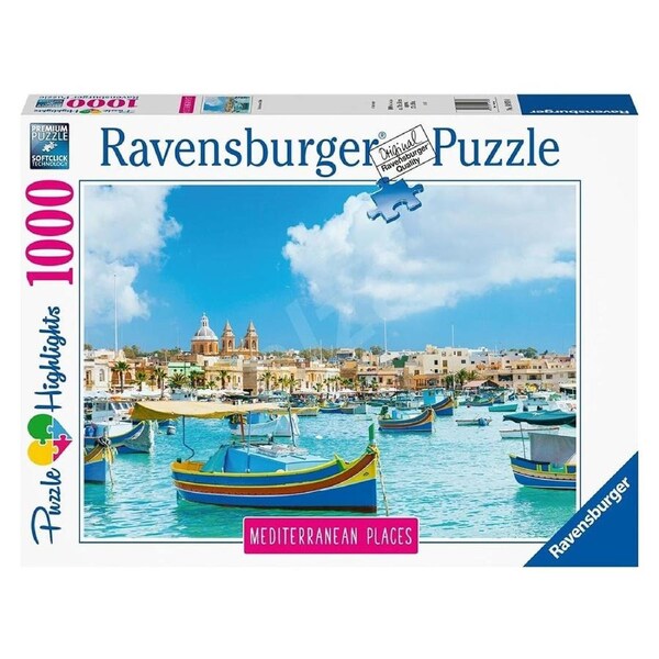 Ravensburger Mediterranean Malta 1000 Piece Jigsaw Puzzle
