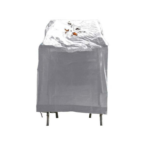 Worth Covering - Grey Outdoor Stacked Chairs Cover - 60cm L x 70cm W x 100cm H x 65cm H