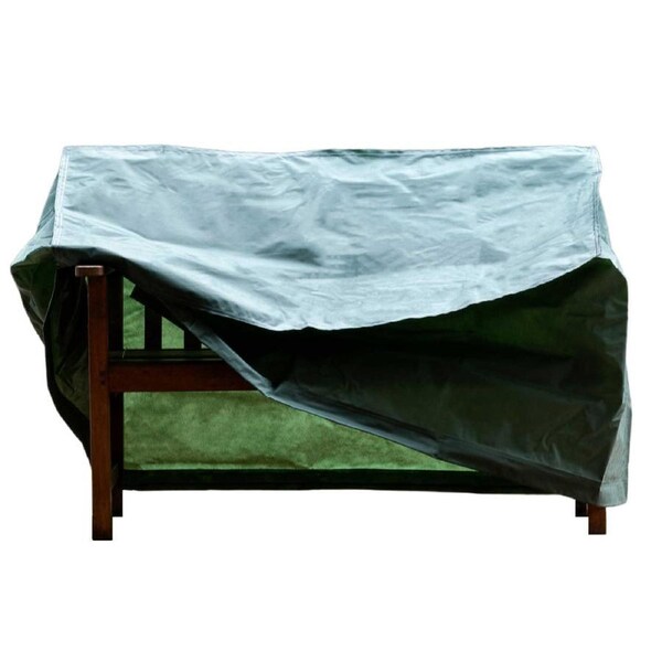 Worth Covering - Premium Outdoor Bench Cover -130cm L x 66cm W x 86cm H x 60cm H - Forest Green