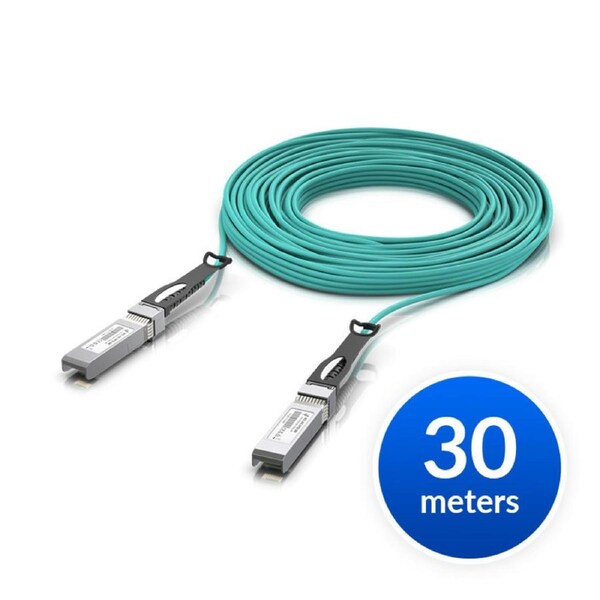 Ubiquiti 25 Gbps Long-Range DAC, Long-range SFP28, 30m Length, Support 25/10/1