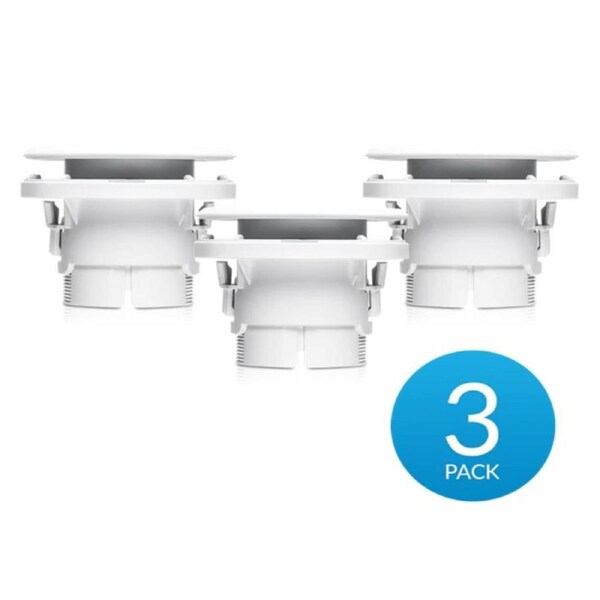 Ubiquiti UVC-G3-FLEX Camera Ceiling Mount Accessory, 3-pack, Compatible with G3 Flex, G5 Flex, Incl 2Yr Warr