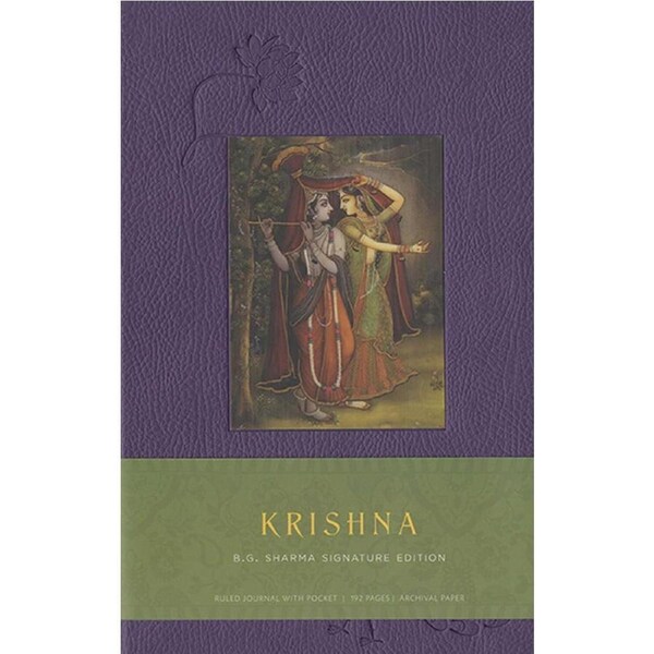Krishna Hardcover Ruled Journal: B.G. Sharma Signature Edition - B.G. Sharma