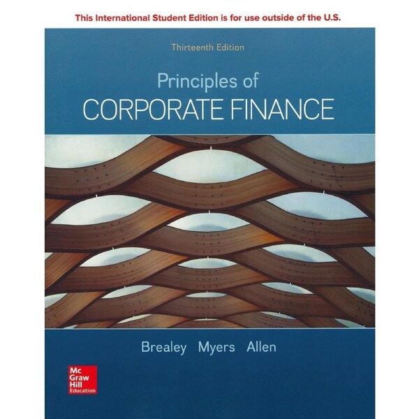 ISE Principles of Corporate Finance - Richard A. Brealey