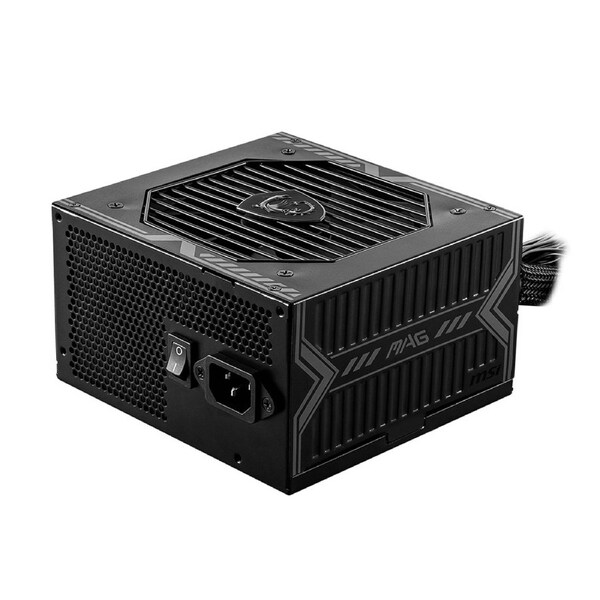 MSI MAG A650BN 650W Power Supply, 80 PLUS Bronze, up to 85% Efficiency, Active