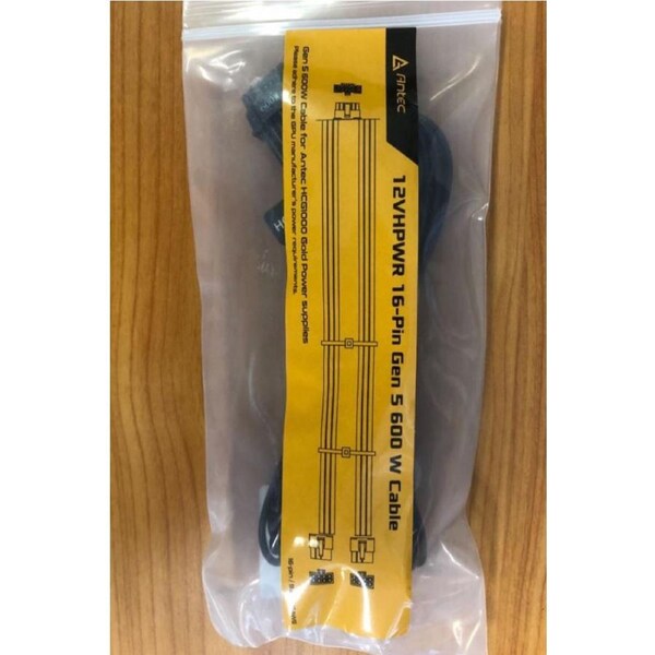 Antec 600W PCIe 5.0 12VHPWR Type-4 PSU Power Cable. FULLY COMPATIBLE with 4090xx for Antec HCG-1000 PSU