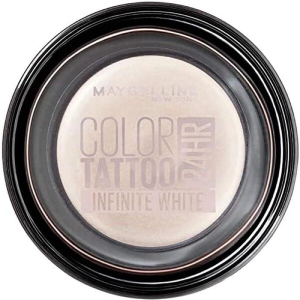 Maybelline Color Tattoo 24HR Cream Gel Eyeshadow - 45 Infinite White