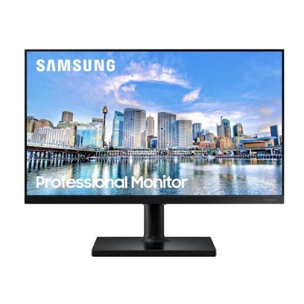 Samsung T45F 27' FHD 75Hz FreeSync IPS Monitor 1920x1080 16:9 5ms Height Adjust Tilt Swivel Pivot DP 2xHDMI 2xUSB Hub VESA Game Mode Flicker Free