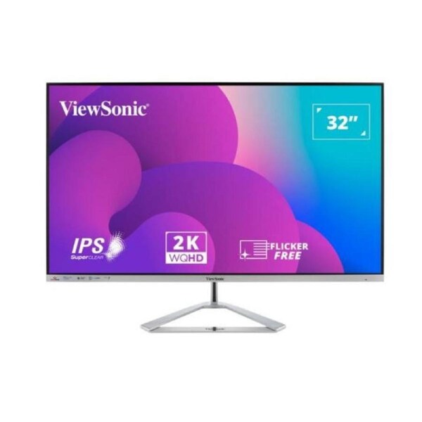ViewSonic 32' 2K QHD Business Professional Ultra Thin Stylish, Elegant,, SuperClear IPS, lowe energy 36w, 3 year warranty 2023 Version