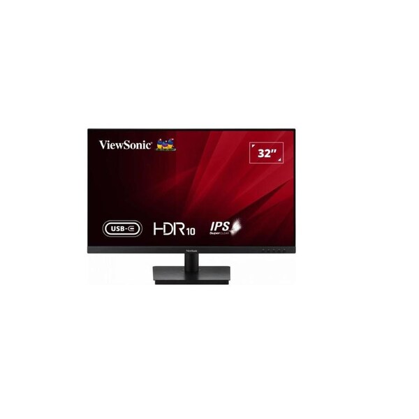 ViewSonic 32' VA3209U-4K 4K Business, Seamless Viewing, USB-C, DP, HDMI x 2, Speakers, Eco Mode VESA 100x100 Business and Office Monitor