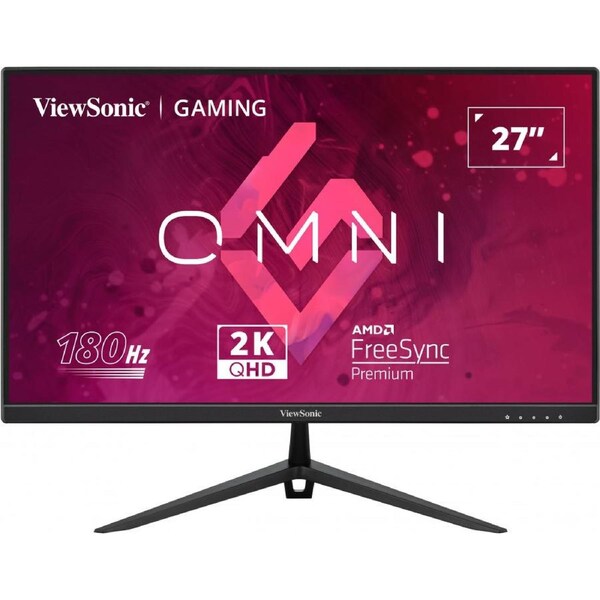ViewSonic VX2728-2K 27' 2K QHD, 0.5ms, 180hz Super Clear IPS, HDR10, DP, HDMI, Adaptive Sync, VESA ClearMR certified, Speakers Office & Gaming Monitor