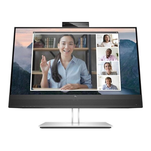 HP E24MV G4 23.8'/24' FHD Conferencing Monitor 1920x1080 16:9 5ms Height Adjustable Tilt Swivel Pivot Webcam Speakers 4xUSB Hub VGA DP HDMI VESA 3yrs
