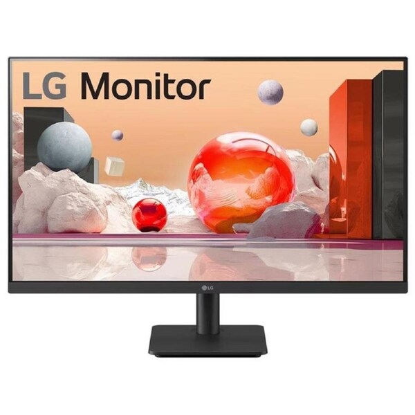 LG 27' FHD IPS Monitor 100Hz AMD FreeSync 1920x1080 16:9 5ms Tilt Adjustment D-Sub HDMI Reader Mode Black Stabiliser Slim Bezel 3yrs