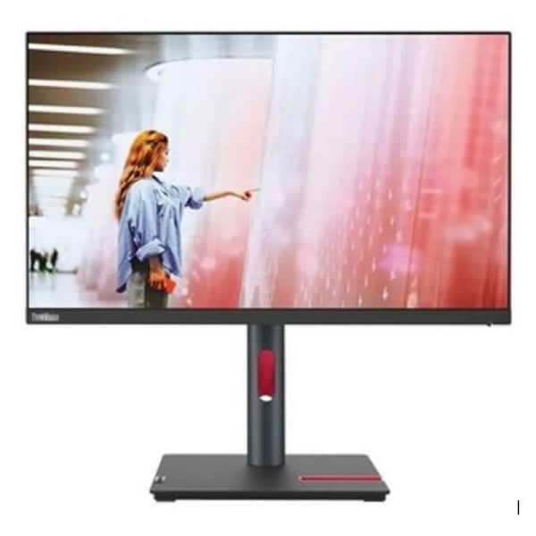 Lenovo ThinkVision P24q-30 23.8' 24' 24' QHD IPS Monitor 2K 2560x1440 16:9 Height Adjustable Tilt Swivel Pivot HDMI DP1.4 DP 4xUSB3.2 Hub 3yr