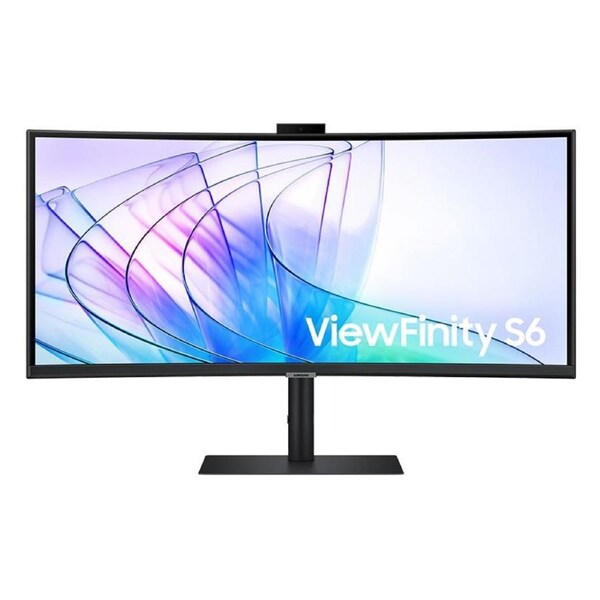 Samsung 34' ViewFinity S65VC UWQHD Ultra 3440x1440 1000R 5ms VA Curved DP HDMI Headphone USB-C LAN HAS Tilt Swivel Business IR Camera Monitor