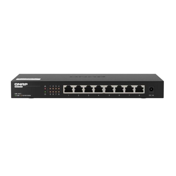QNAP QSW-1108-8T Instantly upgrade your network to 2.5GbE connectivity 8xPorts