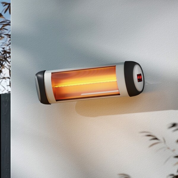 Vevare 1500W Electric Strip Infrared Heater Radiant Patio Space Heaters Remote