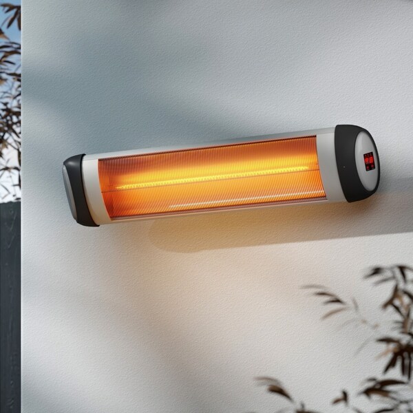 Vevare 2500W Electric Strip Infrared Heater Radiant Patio Space Heaters Intdoor