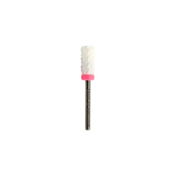 Billionaire - Ceramic Nail Drill Bit 3/32" Large Barrel Flat (3X) White