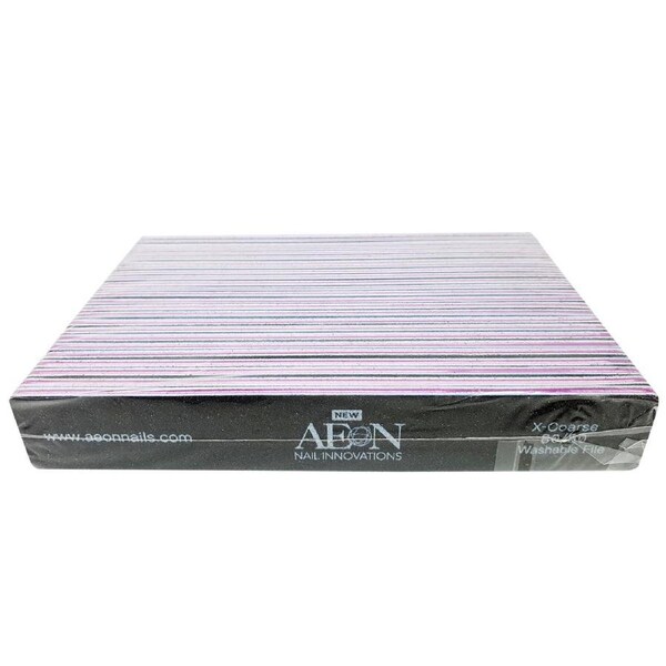Aeon - Nail Files Black Square X-Coarse 80/80 25 pcs