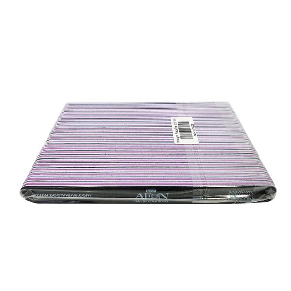 Aeon - Nail Files Black Straight Medium 150/150 25 pcs