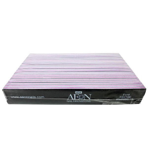 Aeon - Nail Files Black Square Fine 180/180 25 pcs