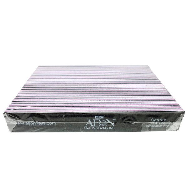 Aeon - Nail Files Black Square Coarse 100/100 25 pcs