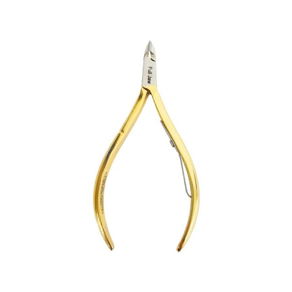 NGHIA - Hard Steel Cuticle Nippers Full Jaw C-112 Gold