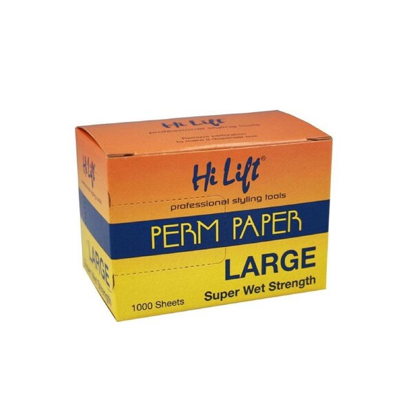 HI LIFT - Perm Paper Hair Curl Style - Large (1000 Sheets)