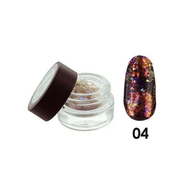 Wave Gel - Nail Foil Art Glitter Holographic Ether Flake 04 (1g)