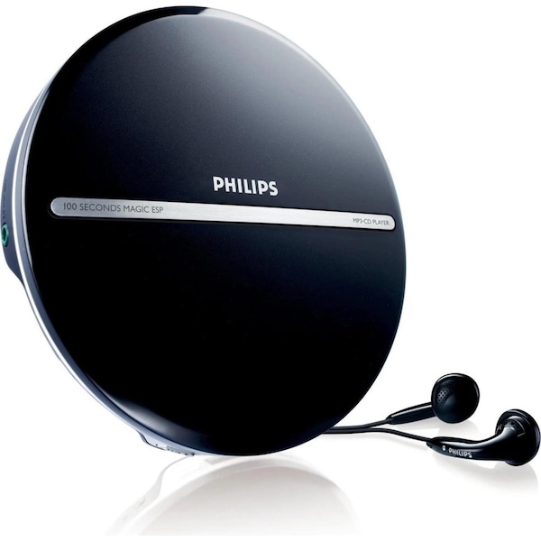 Philips Portable MP3 CD Disc Player with Earphones