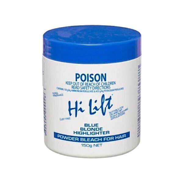Hi Lift - Powder Bleach For Hair - Blue Blonde Highlighter Tub 150g