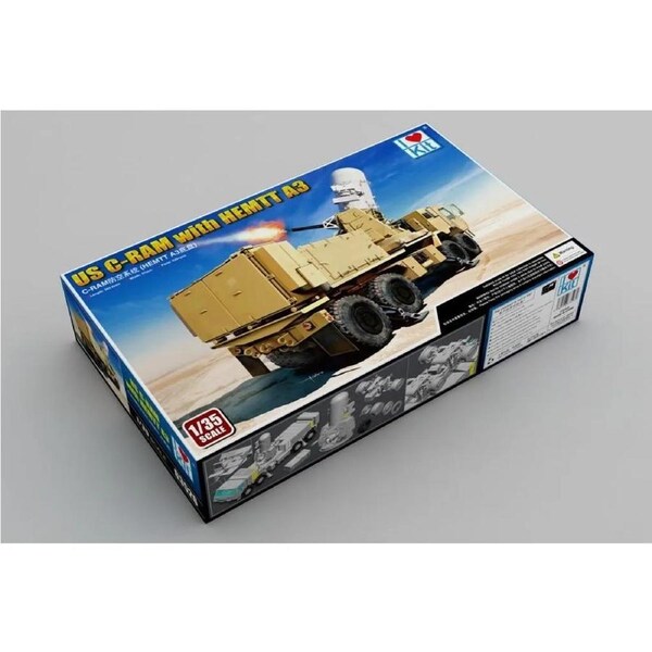 I Love Kit 1/35 US C-RAM with HEMTT A3 Plastic Model Kit [63526]