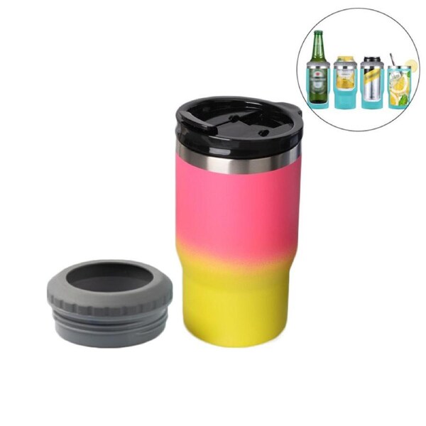 Catzon 14oz Drink Cooler with 2 Lids Vacuum Insulated Cup for Hot Cold Drinks-1