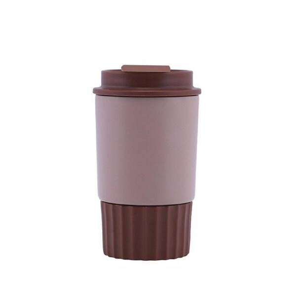 Catzon 12oz Travel Mug with Leakproof Lid Ideal for Hot/Ice Coffee-Coffee