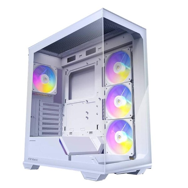 Antec C3 ARGB White ATX, 270 Degrees Full View, 4x ARGB PWM Fans with control, 36CM top, 24cm Front. Cable Management, GPU 41.5 CM. Ultra Gaming Case