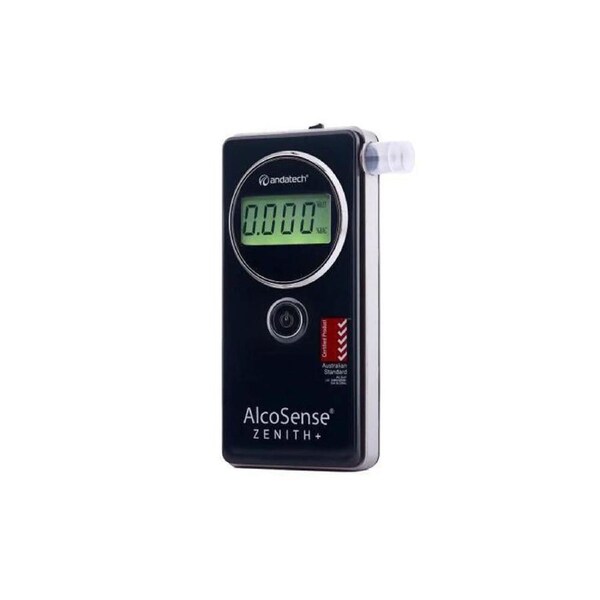 Alcosense Zenith Plus Personal Breathalyser - AS3547 Aus Standard Certified