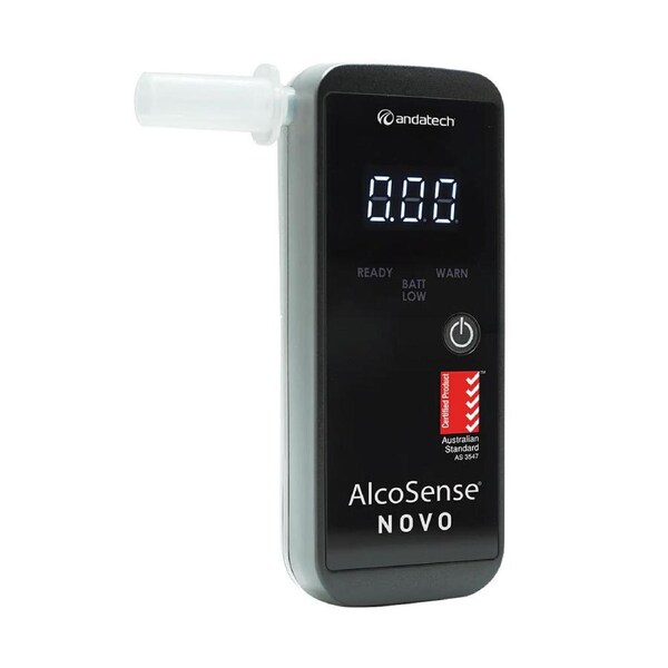 Alcosense Novo Personal 2 Decimal Breathalyser - AS3547 Aus Standard Certified