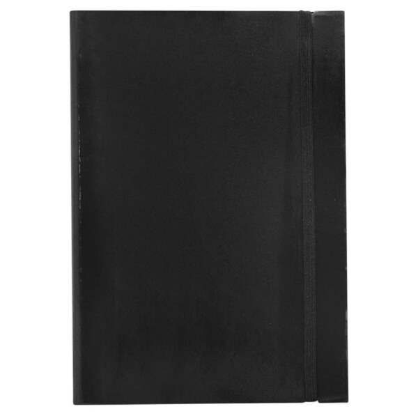 Scripto Premium Stylish Home Office Meeting Writing Journal A5 Patent Black
