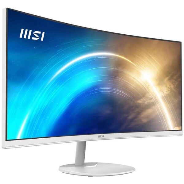 MSI PRO MP341CQW 34" UWQHD 100Hz Curved Monitor - White