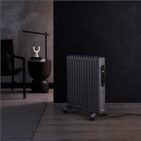 Ausclimate 1500W 7 Fin Smart Enclosure Medium Oil Filled Heater