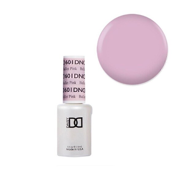 DND 601 Ballet Pink - Daisy Collection Gel Polish 15ml - Single Gel Bottle