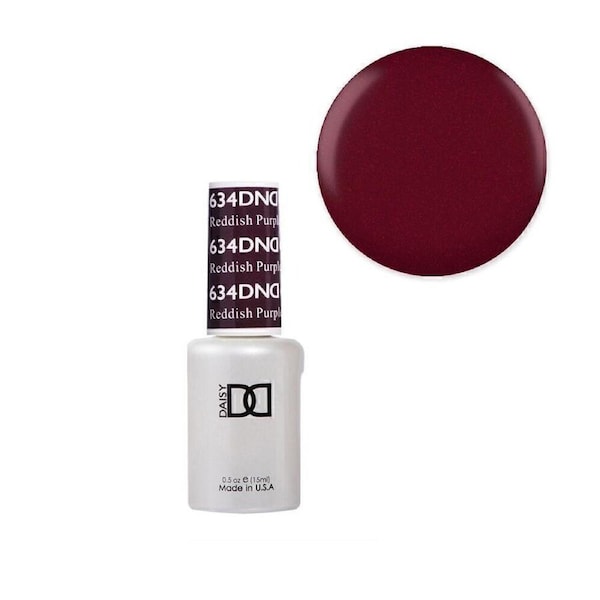DND 634 Reddish Purple - Daisy Collection Gel Polish 15ml - Single Gel Bottle