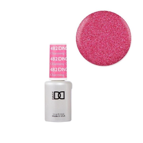 DND 482 Charming Cherry - Daisy Collection Gel Polish 15ml - Single Gel Bottle