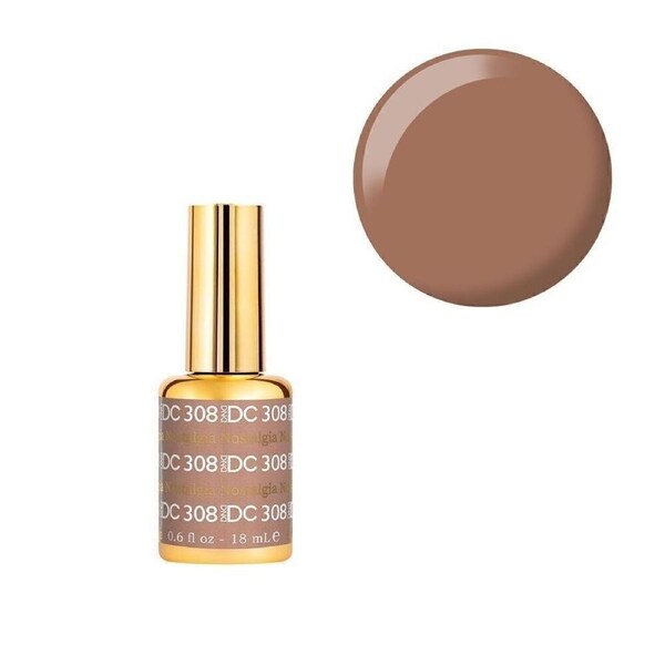 DND 308 Nostalgia - DC Collection Nail Gel Polish 18ml - Single Gel Bottle