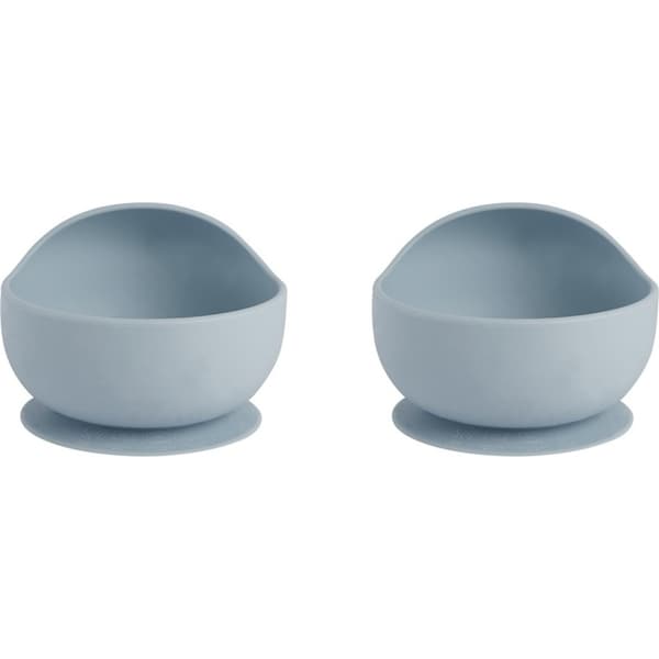 2x Splosh Baby Lion Silicone Bowl w/ Suction Base Food/Meal Feeding 12cm Blue 0+